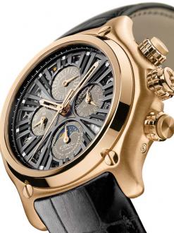 Luxury men watch with timeless chronograph - Gold edition